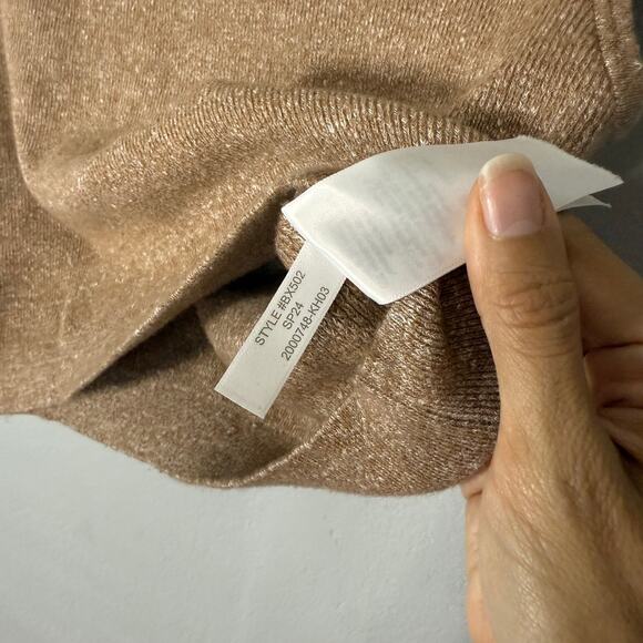 J.Crew Sweater shell with buttons in merino-linen blend Size Large - Picture 7 of 8